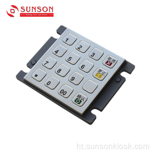 IP65 chiffres PIN pad